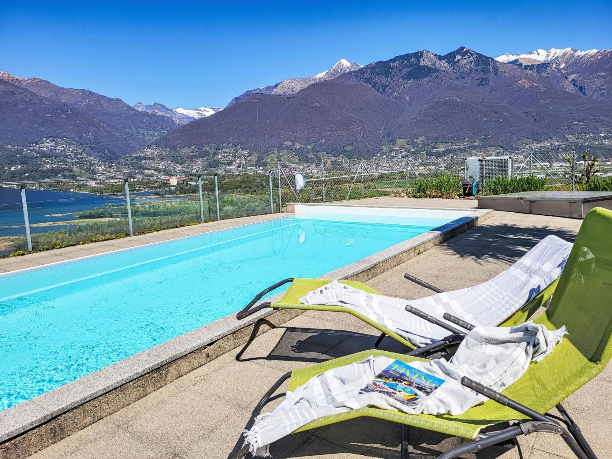 Apartment Vista Lago Maggiore 1-Floor Left By Interhome Gambarogno Екстериор снимка