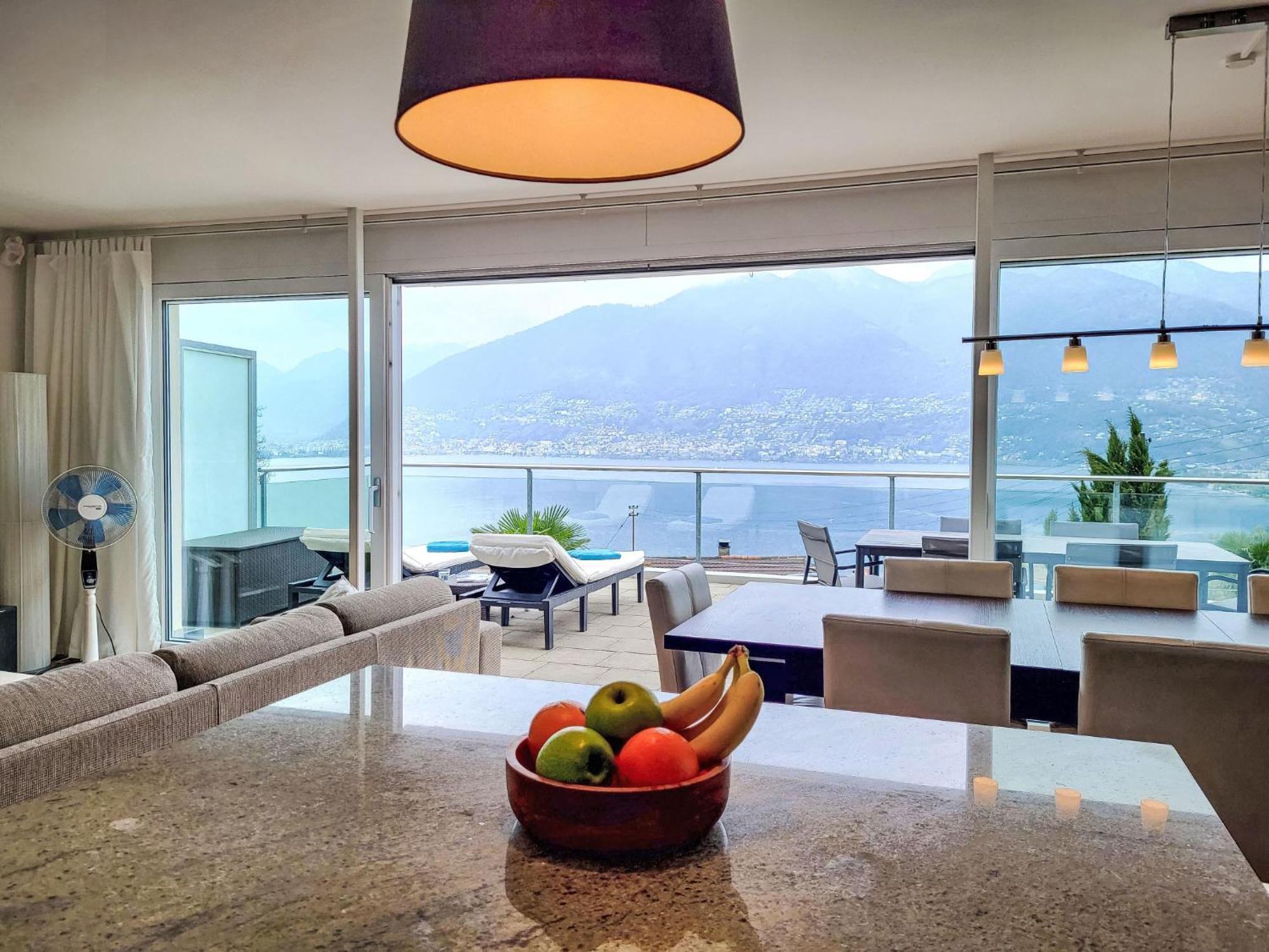 Apartment Vista Lago Maggiore 1-Floor Left By Interhome Gambarogno Екстериор снимка