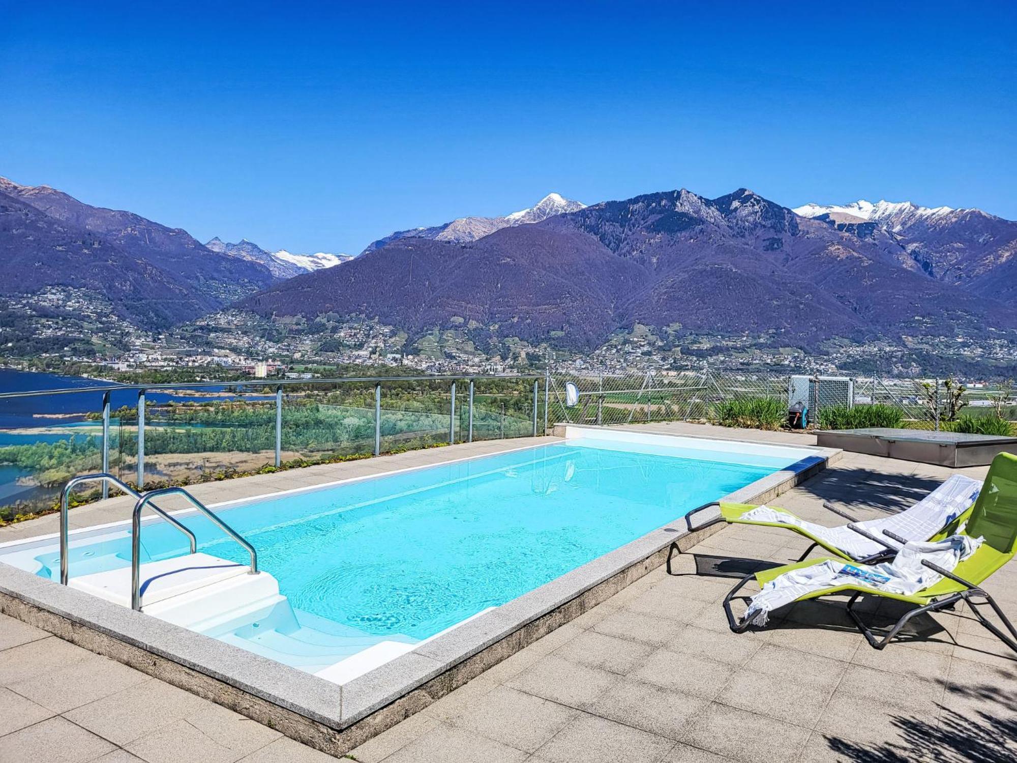 Apartment Vista Lago Maggiore 1-Floor Left By Interhome Gambarogno Екстериор снимка