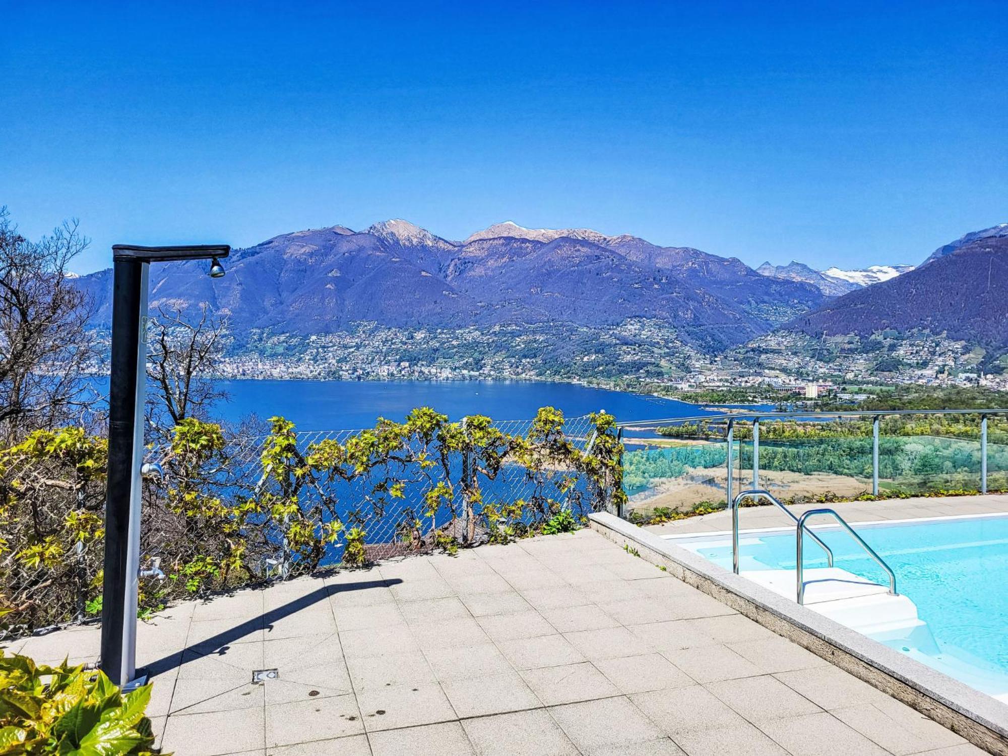 Apartment Vista Lago Maggiore 1-Floor Left By Interhome Gambarogno Екстериор снимка